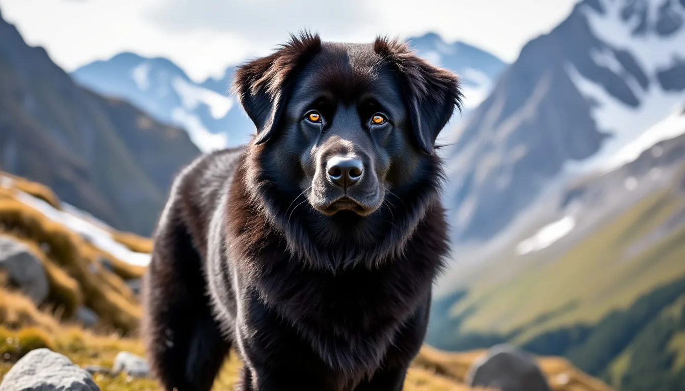 découvrez le chien patou noir, un gardien majestueux au pelage sombre. apprenez tout sur ses caractéristiques, son tempérament et son rôle de protecteur, tout en explorant la beauté et la noblesse de cette race impressionnante.