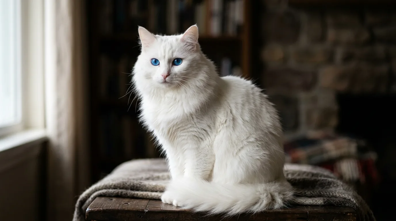 découvrez le charme envoûtant du chat blanc aux yeux bleus, un symbole de beauté et de mystère qui fascine les amoureux des félins.