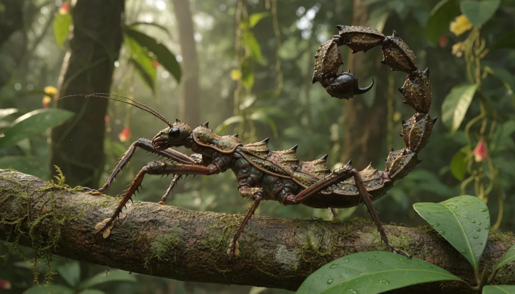 découvrez les risques et les caractéristiques du phasme scorpion, un insecte fascinant mais potentiellement dangereux. informez-vous pour mieux le connaître et vous protéger.