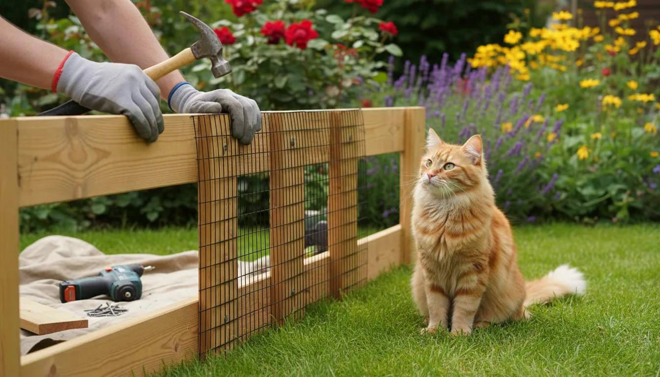découvrez comment fabriquer facilement une clôture anti-fugue pour chat afin de sécuriser votre jardin et protéger votre animal en toute simplicité.